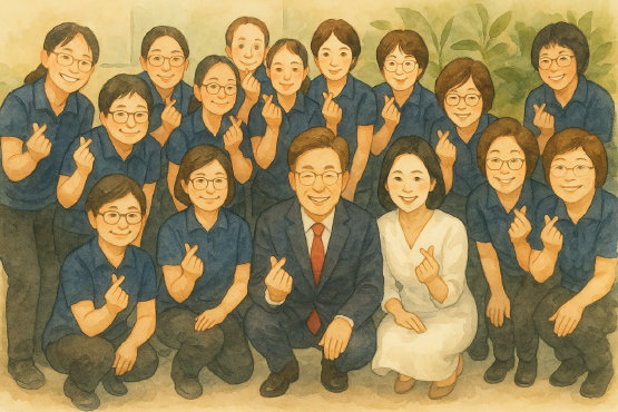 이재명 대통령 취임 첫 행보, 국회 청소·방호노동자 찾은 의미