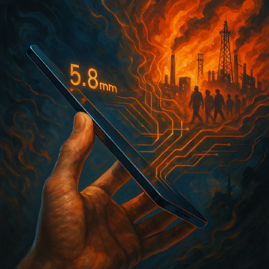 초슬림 기술의 이면, 5.8mm 기기의 발전과 숨겨진 사회적 영향