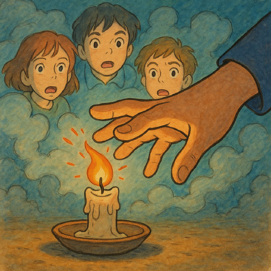 작은 불꽃을 끄려는 손, 그리고 그 뒤에 숨은 얼굴들